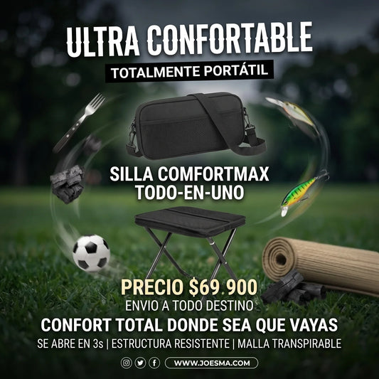 Silla Plegable ConfortMax💺💯
